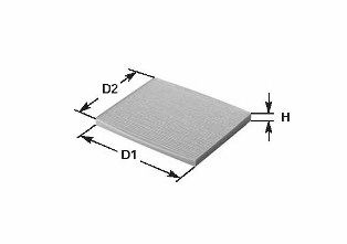 Купить CLEAN FILTERS NC2128CA Фильтр салона угольный SKODA: OCTAVIA 04-, VOLVO: C70 кабрио 98-05, C70 купе 97-02, S60 00-, S70 97-00, S80 98-06, V70 II универсал 00-, XC 90 02-, XC70 CROSS
