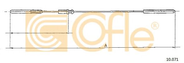 Купить COFLE 10071 Трос газа