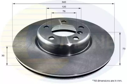 Купить COMLINE ADC1785V ДИСК ТОРМ BMW Series 1 10-, Series 2 13-, Series 3 11-, Series 4 13- (С ПОКРЫТИЕМ) ADC1785V