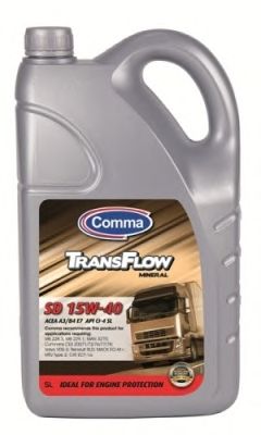 Купить COMMA TFSD5L COMMA 15W40 TransFlow SD (5L) масло моторное!мин.\ ACEA A3/B4,E7,M3275,VDS-3,MB228.3/229.1,RLD