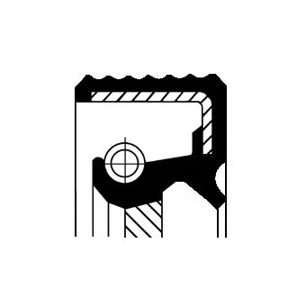 Купить CORTECO 01020536B сальник дифференциала! 40x52x7\ Audi 100/A6 1.8-2.8 84-97