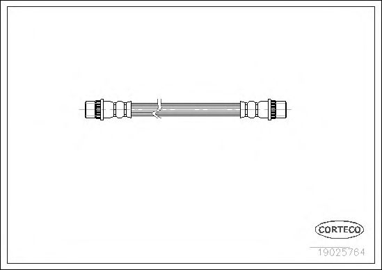 Купить CORTECO 19025764 Шланг тормозной CITROEN: BERLINGO 1.1 i/1.4 bivalent/1.4 i/1.4 i bivalent/1.6 16V/1.6 HDI 110/1.6 HDI 75/1.6 HDI 90/1.8 D/1.8 i/1.8 i 4WD/1.9 D/1.9 D/1.9 D 4WD/2.0 H