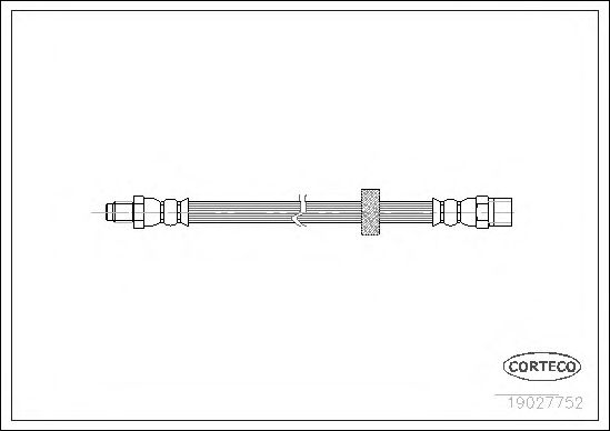 Купить CORTECO 19027752 Шланг тормозной VOLVO: S60 2.0 T/2.4/2.4 Bifuel/2.4 D/2.4 D5/2.4 T/2.4 T AWD/2.4 T5/2.5 T/2.5 T AWD/R 2,5 T AWD/T5 00-10, S90 2.9 96-98, V70 II 2.0 T/2.3 AWD/2.3 T5/