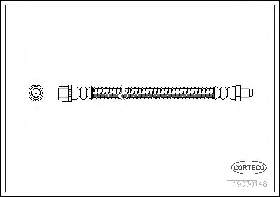 Купить CORTECO 19030148 Шланг тормозной MERCEDES-BENZ: C-CLASS купе C 320 01-11, CLS CLS 280/CLS 300/CLS 320 CDI/CLS 350/CLS 350/CLS 350 CDI/CLS 350 CGI/CLS 500/CLS 500/CLS 55 AMG/CLS 63 AM
