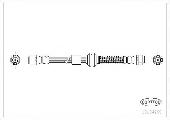 Купить CORTECO 19034269 Шланг тормозной AUDI: Q7 3.0 TDI/3.6 FSI/4.2 FSI/4.2 TDI 06- \ VW: TOUAREG 2.5 R5 TDI/3.0 TDI/3.0 V6 TDI/3.2 V6/3.6 V6 FSI/4.2 V8/4.2 V8 FSI/5.0 R50 TDI/5.0 V10 TDI/