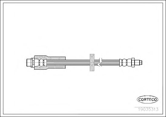 Купить CORTECO 19035313 Шланг тормозной AUDI: A6 2.0 TDI/2.0 TFSI/2.4/2.4 quattro/2.7 TDI/2.7 TDI quattro/2.8 FSI/2.8 FSI quattro/3.0/3.0 TDI/3.0 TDI quattro/3.0 TFSI quattro/3.0 quattro/3.