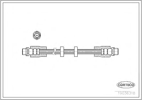 Купить CORTECO 19036318 Шланг тормозной AUDI: A6 2.0 TDI/2.0 TFSI/2.4/2.4 quattro/2.7 TDI/2.7 TDI quattro/2.8 FSI/2.8 FSI quattro/3.0 TDI quattro/3.0 TFSI quattro/3.0 quattro/3.2 FSI/3.2 FS