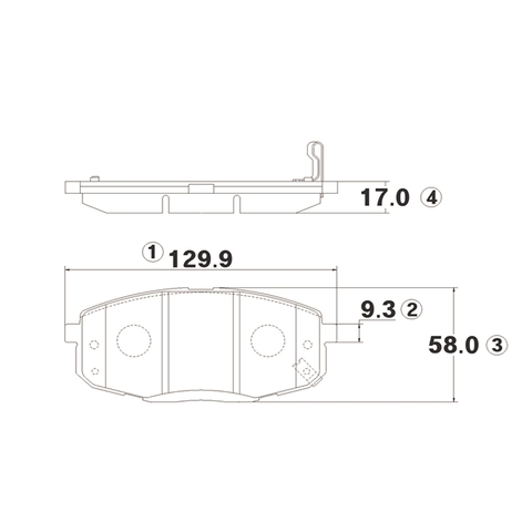 Купить CTR GK0494 Колодки тормозные дисковые передние Hyundai i30, KIA Ceed 1.4i-2.0CRDi 06/Carens 02 (старый арт. CKKH-40) GK0494