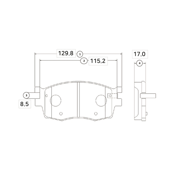 Купить CTR GK0541 Колодки тормозные дисковые передние KIA Rio II 1.4i/1.6i 16V/1.5CRDi 05 (старый арт. CKKK-35) GK0541
