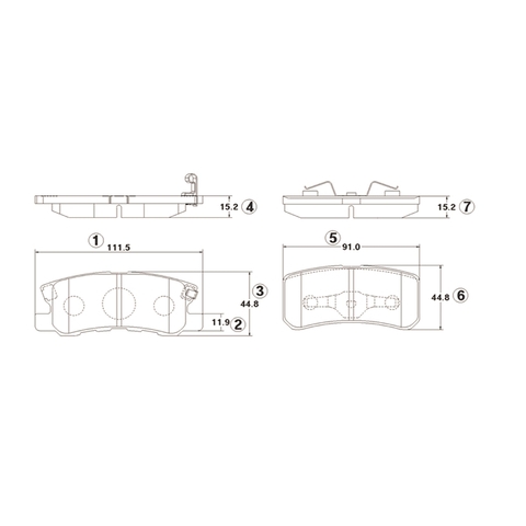 Купить CTR GK0578 Колодки тормозные дисковые задние Mitsubishi Pajero/Montero 1.8GDi/3.2Di/3.5GDi 99 (старый арт. CKM-10) GK0578