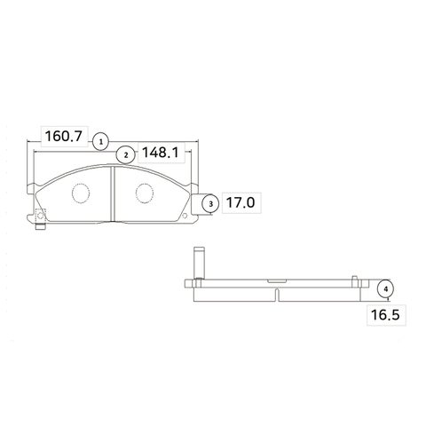 Купить CTR GK0718 Колодки тормозные дисковые передние Nissan Terrano 2.4i-3.0i/2.7TD 87-93/Urvan 2.0-2.5D 87 (старый арт. CKN-3) GK0718
