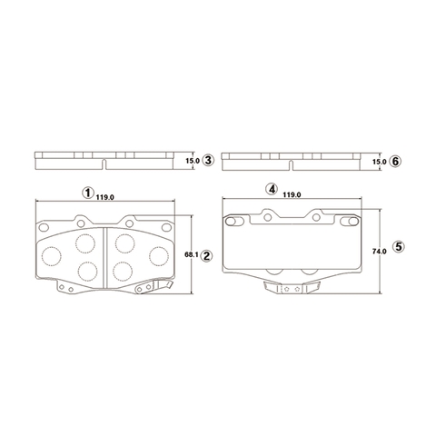 Купить CTR GK1027 Колодки тормозные, передние (Старый CKT13)