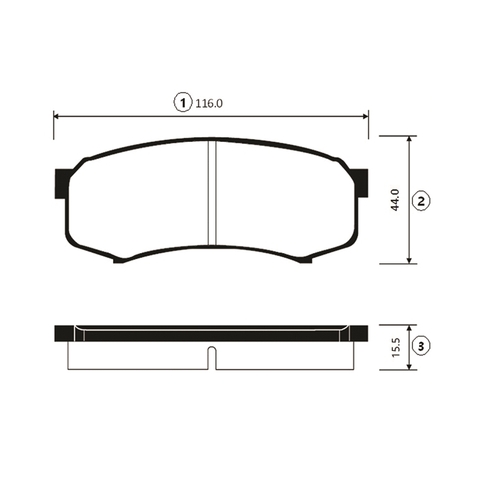 Купить CTR GK1028 Колодки тормозные, задние (Старый CKT14)