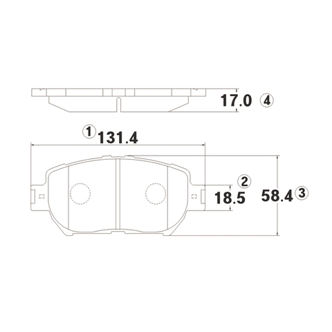 Купить CTR GK1033 Колодки тормозные, передние (Старый CKT19)