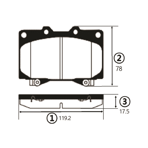 Купить CTR GK1043 Колодки тормозные, передние (Старый CKT29)