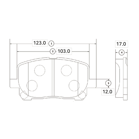 Купить CTR GK1049 Колодки тормозные, передние (Старый CKT35)