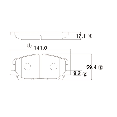 Купить CTR GK1059 Колодки тормозные, передние (Старый CKT45)