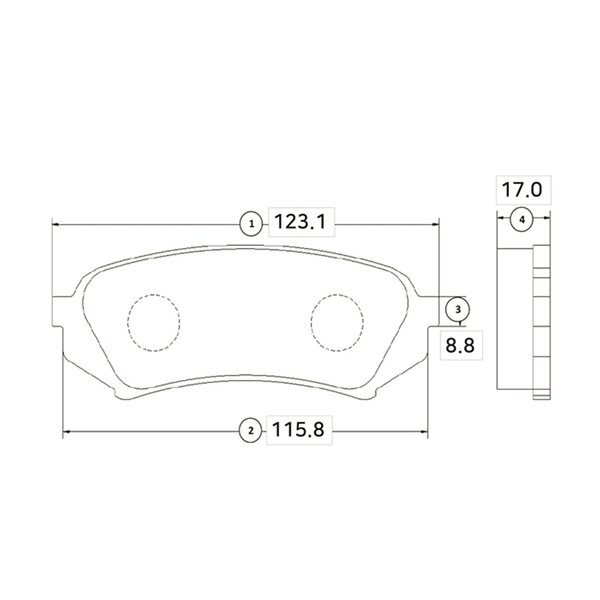 Купить CTR GK1069 Колодки тормозные, задние (Старый CKT55)