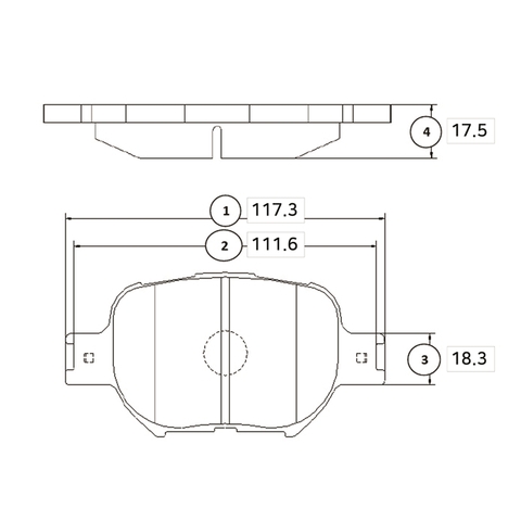 Купить CTR GK1071 Колодки тормозные, передние (Старый CKT57)