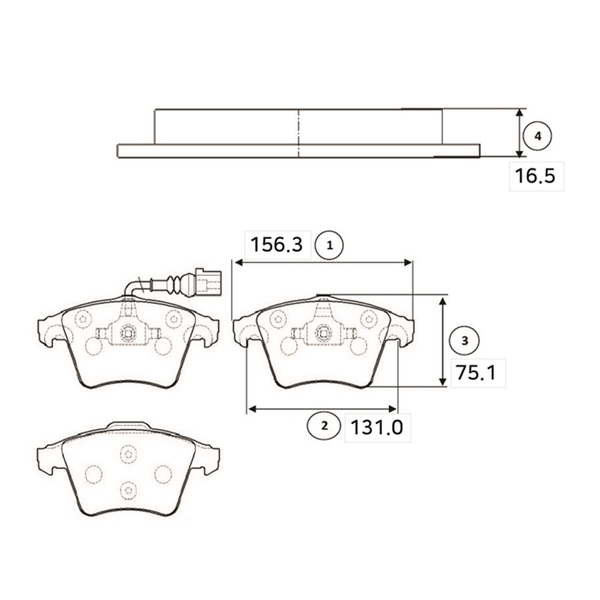Купить CTR GK1258 Колодки тормозные, передние (Старый CKVW31)