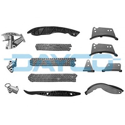 Купить DAYCO KTC1045 Комплект цепи ГРМ HYUNDAI: H-1/ STAREX 2.5 CRDi 97-, H-1 Cargo 2.5 CRDi 08-, H-1 Travel 2.5 CRDI/2.5 CRDi 08-, H-1 фургон 2.5 CRDi 97-07 \ KIA: