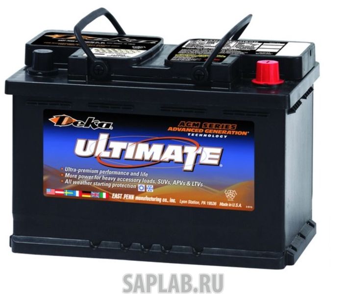 Купить DEKA 9AGM48 Аккумулятор DEKA ULTIMATE AGM 70R (9AGM48 760A 278x175x190)