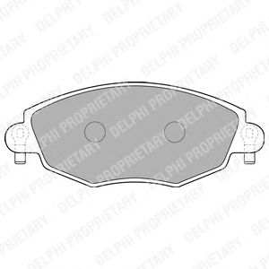 Купить DELPHI LP1533 Колодки передние FORD MONDEO III LP1533
