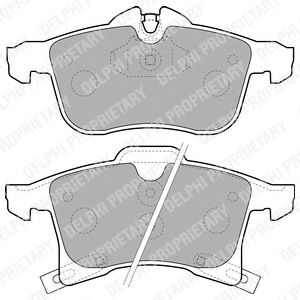 Купить DELPHI LP1861 Колодки передние OPEL ASTRA G, H LP1861