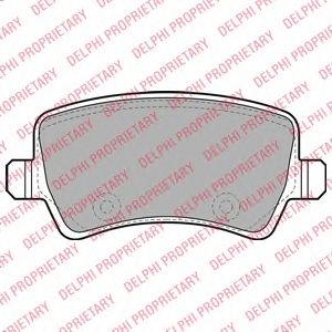 Купить DELPHI LP2008 Колодки задние FORD MONDEO IV LP2008