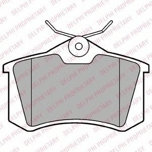 Купить DELPHI LP2254 Колодки тормозные LP2254