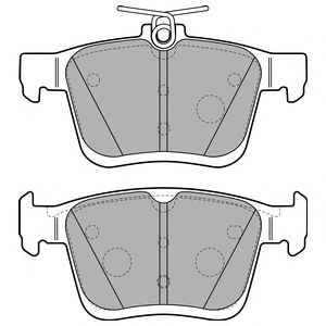 Купить DELPHI LP2490 Колодки задние VW GOLF VII LP2490