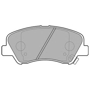 Купить DELPHI LP2497 Колодки передние HUNDAI SOLARIS, KIA RIO III LP2497