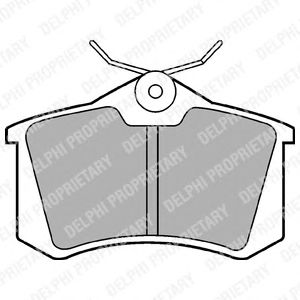 Купить DELPHI LP565 Колодки задние SKODA OCTAVIA (1U, 1Z), VW PASSAT (3B) LP565