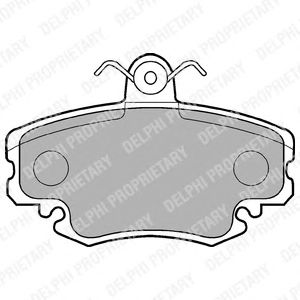 Купить DELPHI LP885 Колодки передние RENAULT LOGAN, SANDERO LP885