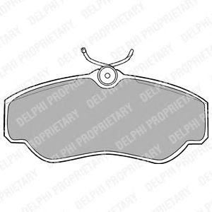 Купить DELPHI LP913 ТОРМОЗНЫЕ КОЛОДКИ