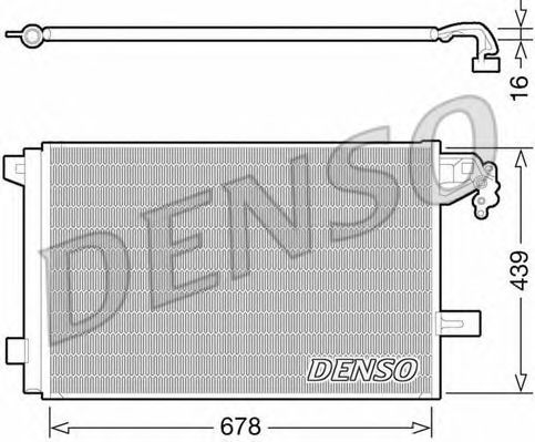 Купить DENSO DCN32063 Радиатор кондиционера VW: MULTIVAN V (7HM, 7HN, 7HF, 7EF, 7EM, 7EN) 2.0 BITDI/2.0 BITDI 4MOTION/2.0 TDI/2.0 TDI 4MOTION/2.0 TSI/2.0 TSI 4MOTION 03-, TRANSPORTER V C БОРТОВ