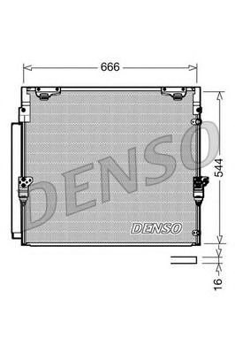 Купить DENSO DCN50036 Радиатор кондиционера
