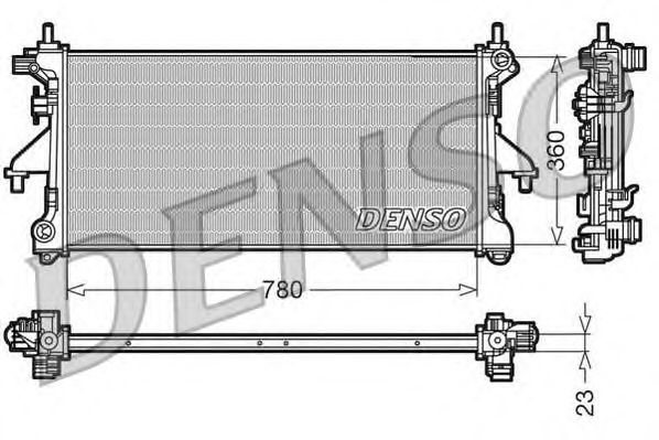 Купить DENSO DRM21100 Радиатор
