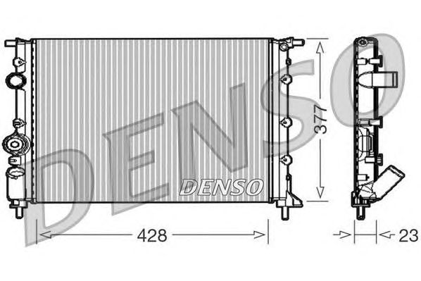 Купить DENSO DRM23008 Радиатор