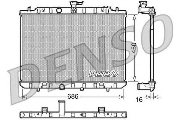 Купить DENSO DRM46006 Радиатор