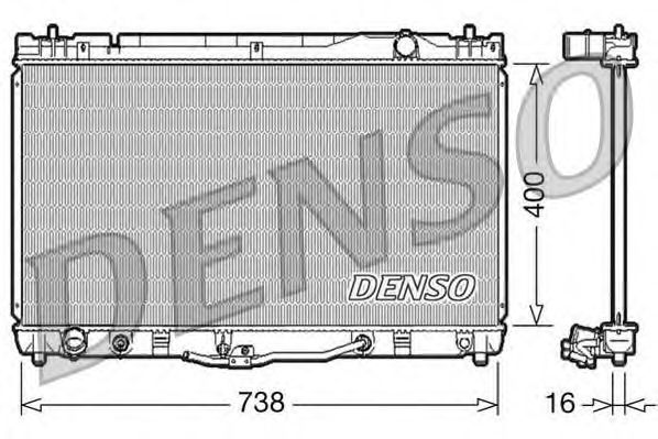 Купить DENSO DRM50043 Радиатор