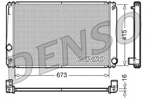 Купить DENSO DRM50051 Радиатор