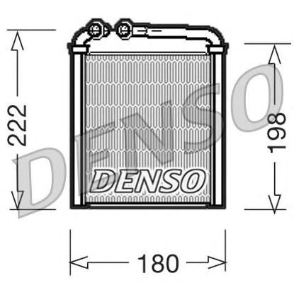 Купить DENSO DRR32005 Радиатор печки DRR32005