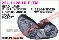 Купить DEPO 221-1128R-LD-E Фара правая HYUNDAI SONATA 2002- / 221-1128R-LD-E