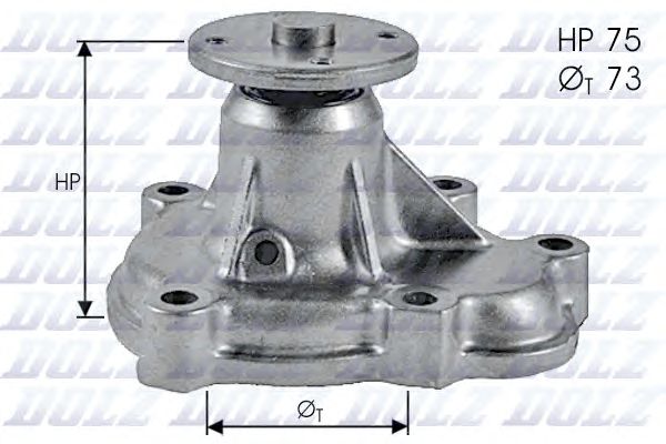 Купить DOLZ O143 помпа!\ Opel Astra/Vectra/Corsa/Combo 1.7D/TD 94>