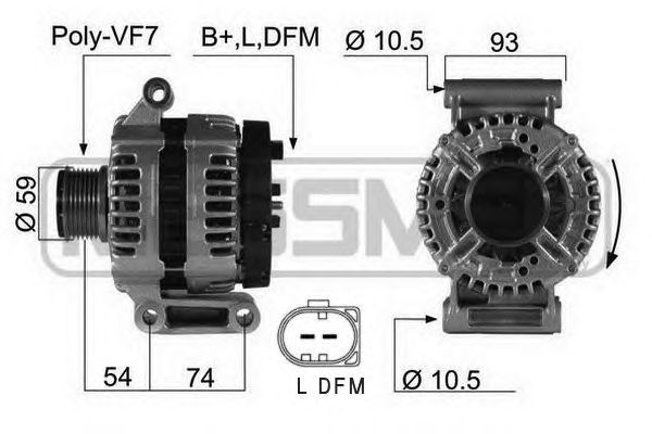 Купить ERA 210422 Генератор FORD TRANSIT 2.4TDCi 06- 210422