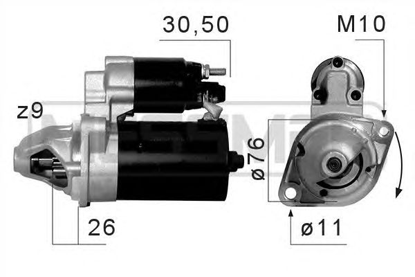 Купить ERA 220662 Стартер BMW 1.6-3.0 07- 220662