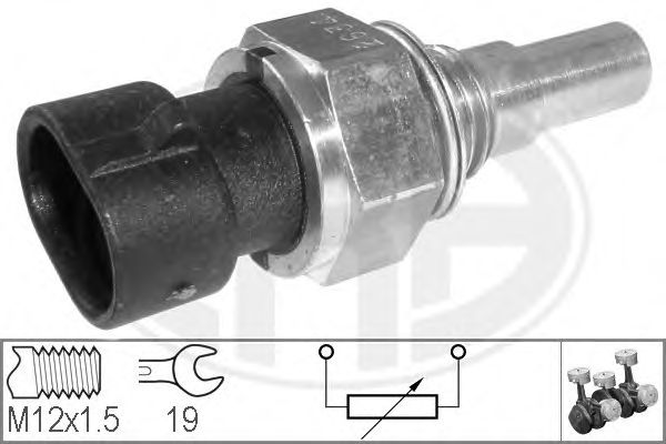 Купить ERA 330107 Датчик температуры ОЖ DAEWOO NEXIA CHEVROLET LACETTI 330107