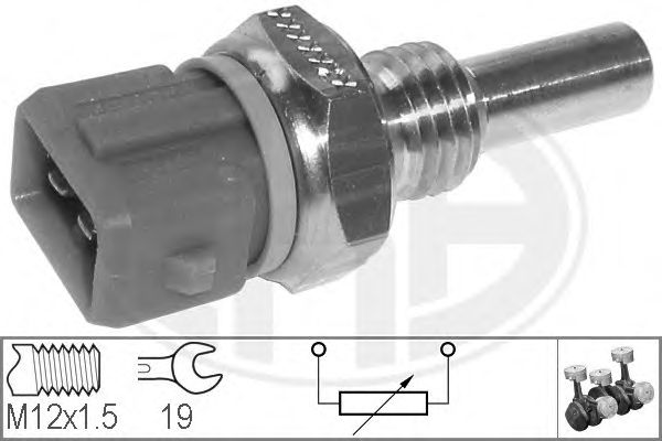 Купить ERA 330122 Датчик температуры ОЖ CITROEN/PEUGEOT 330122