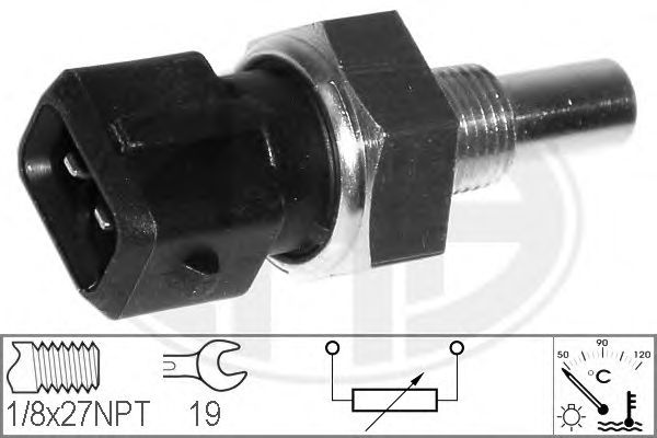 Купить ERA 330125 Датчик температуры ОЖ FORD 90-00 330125